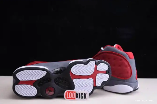Gym Jordan Flint Red Air Retro 414571-600 13 Grey 0406